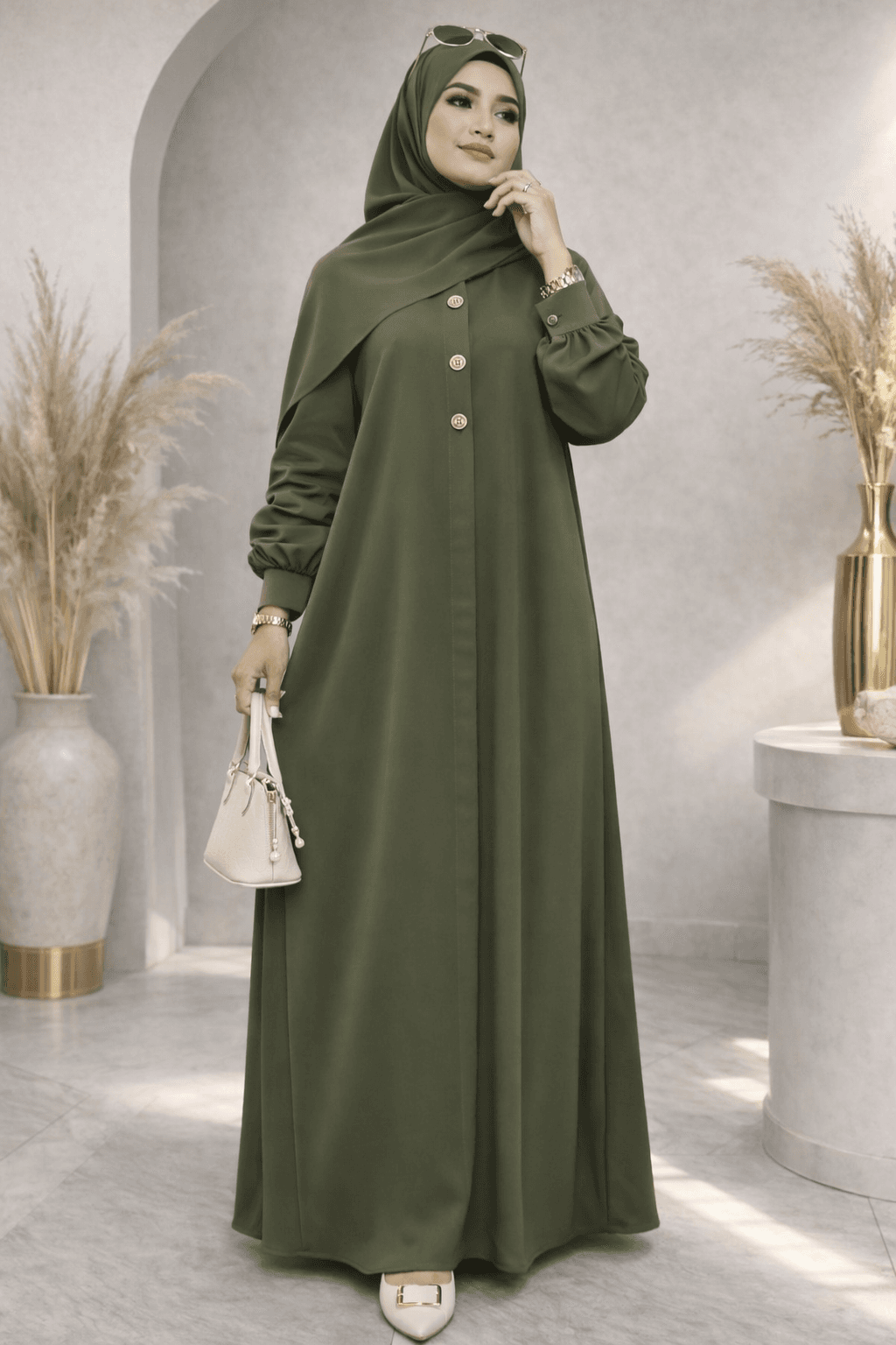 عباءة الملكة+شال